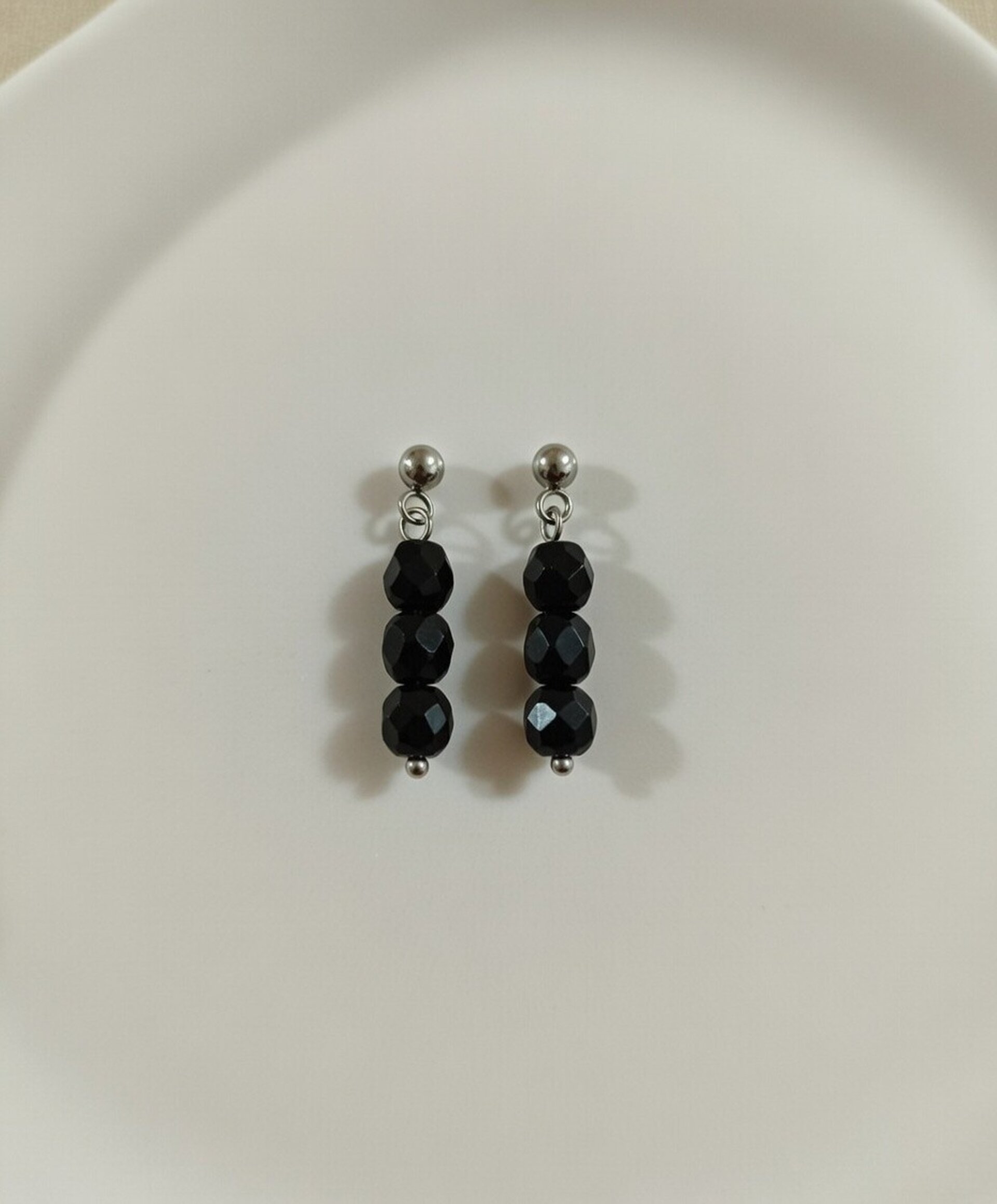 Pendientes Luna negra - 3