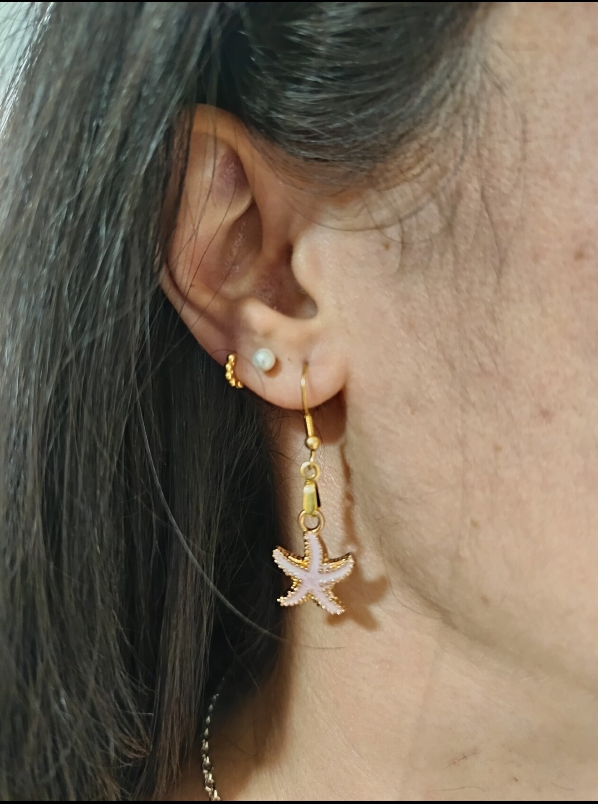 Pendientes Mar rosa - 1
