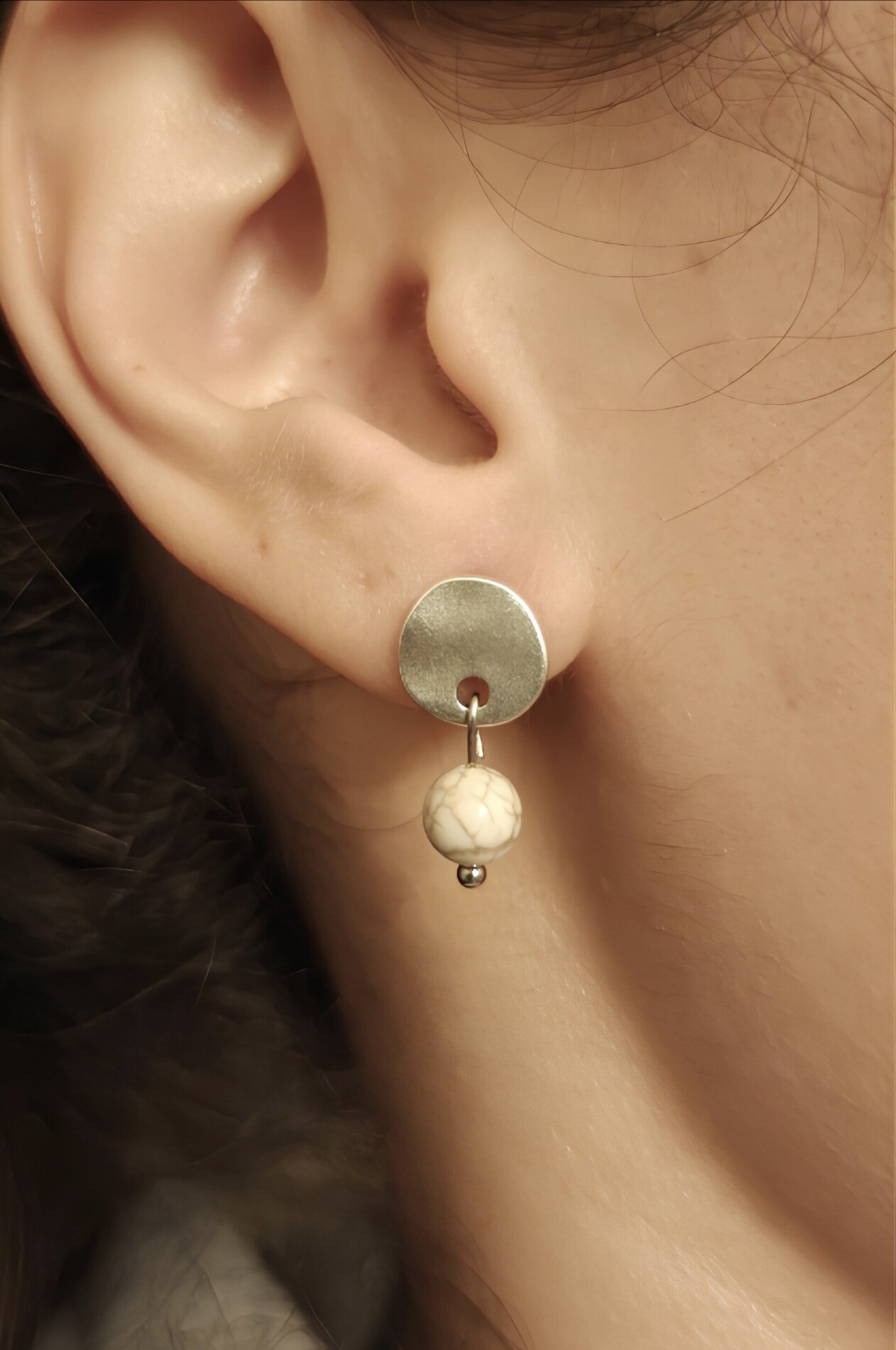 Pendientes Howlita - 1