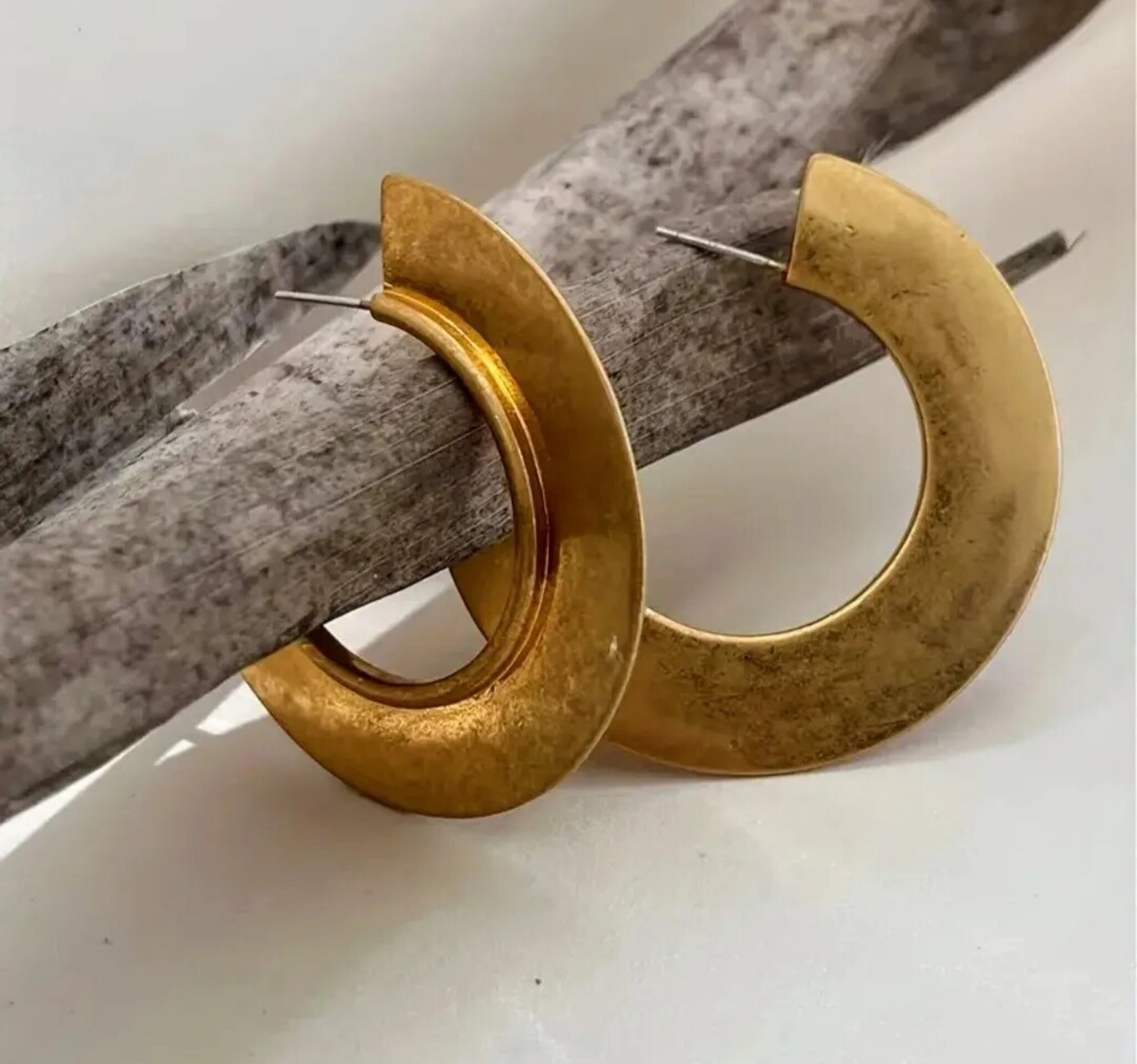 Aretes media luna - 2