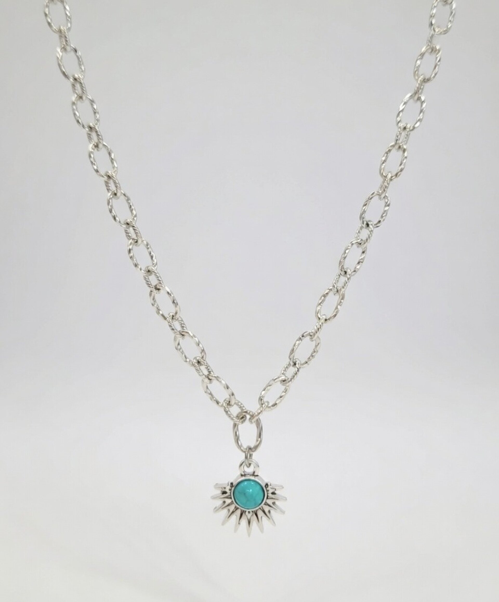 Collar solsticio turquesa - 1